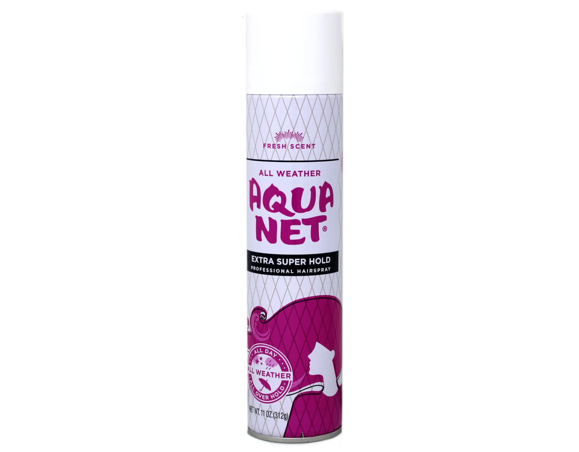 Aqua Net: secado rápido que permite peinar en minutos.