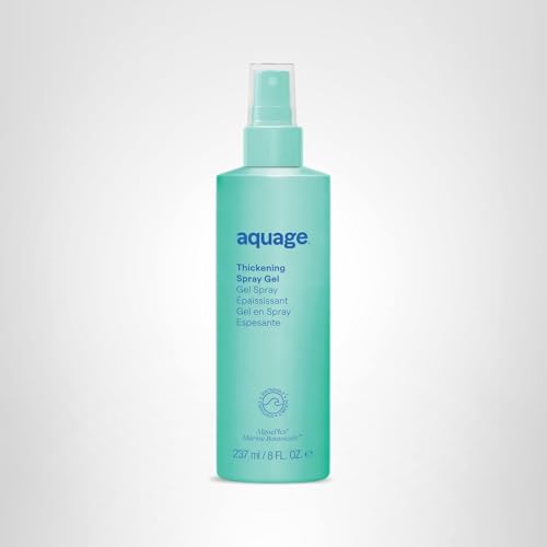 Aspecto final de Aquage: volumen y definición en cabello fino.