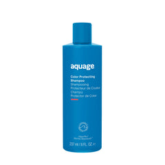Aquage Champú Protección Color en botella, enfatizando la protección del color para cabello teñido.