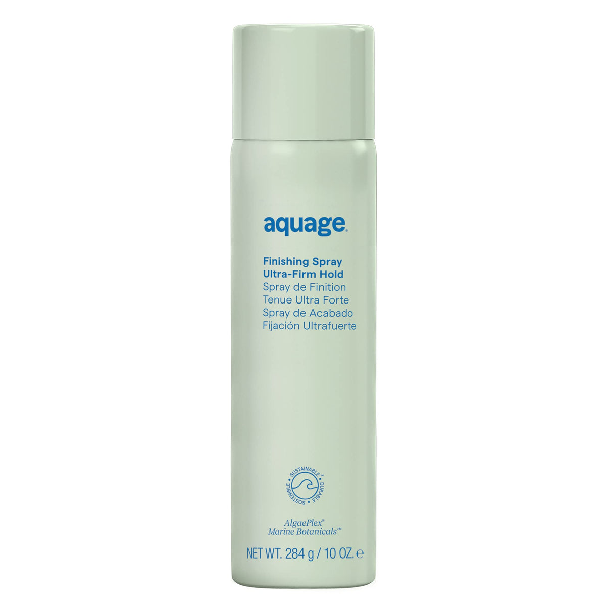 AQUAGE Finishing Spray offre une brume ultra-fine pour une tenue élégante et brillance durable.