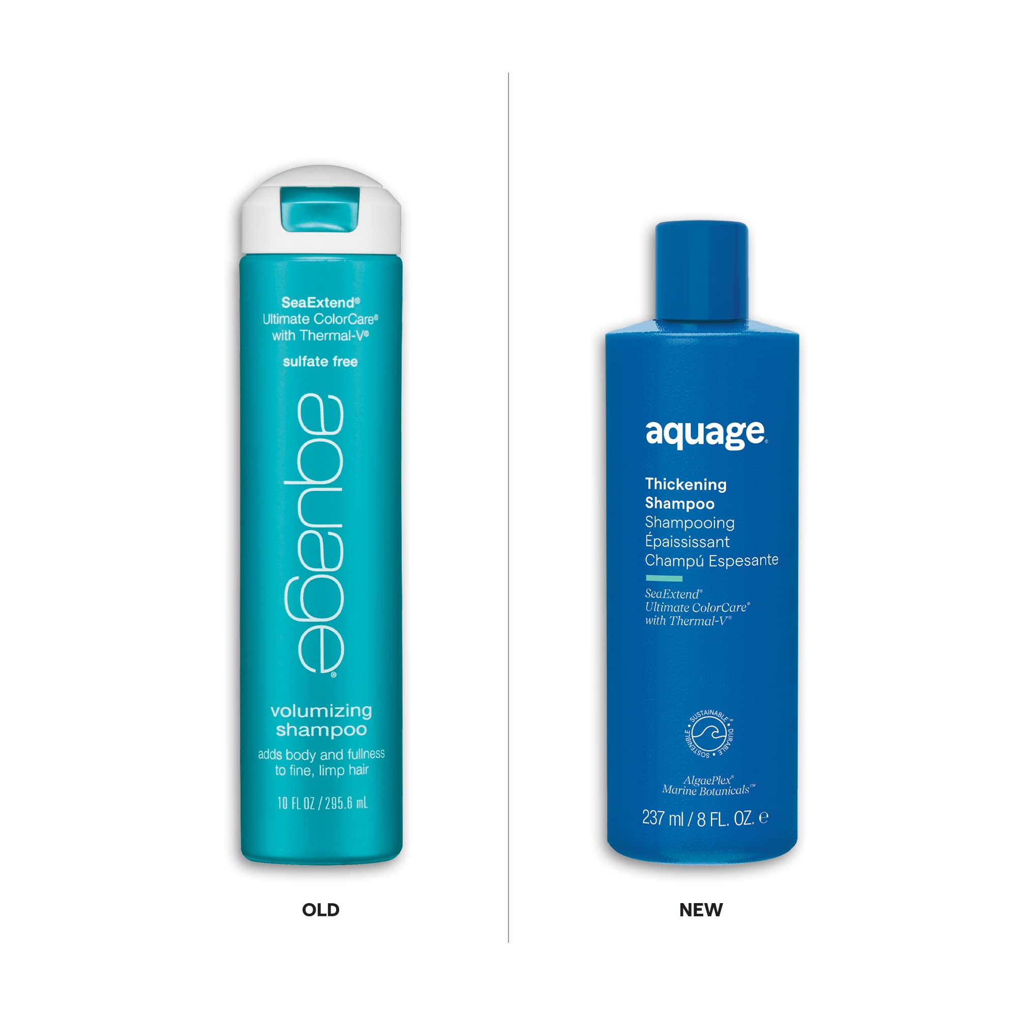 Textura cremosa de Aquage SeaExtend al aplicar