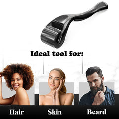 AQUAPEN Derma Roller diseño ergonómico mango texturizado facilita el control.