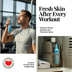Cuidado suave tras perforaciones con Aquia spray hipocloroso.
