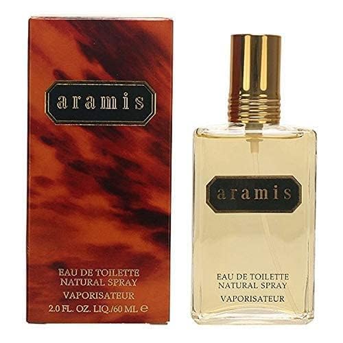 Aramis, detalle de la etiqueta, destaca la composición del aroma