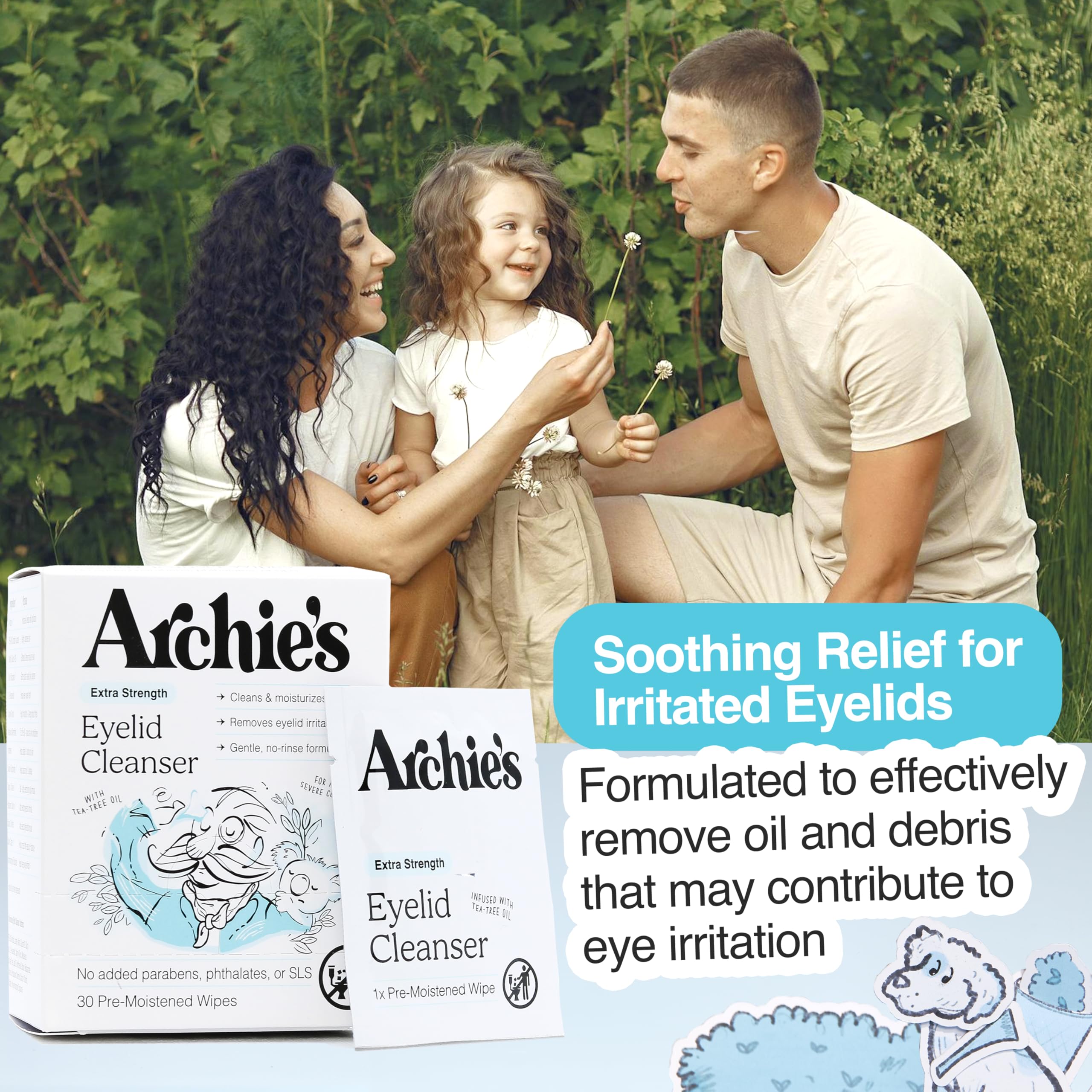 Archie's Remedies, aceite de arbol de te australiano, limpieza natural y suave.