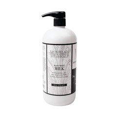 Gel de ducha con leche de Archipelago Botanicals en botella, hidratante y suave.