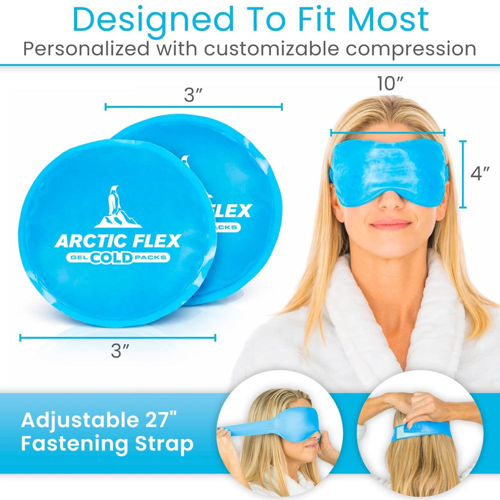 Pack gel de 3 pulgadas Arctic Flex ovalado (segundo) para uso duplicado.