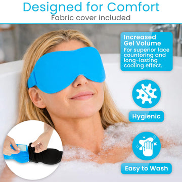 Pack gel de 3 pulgadas Arctic Flex ovalado para ojos.