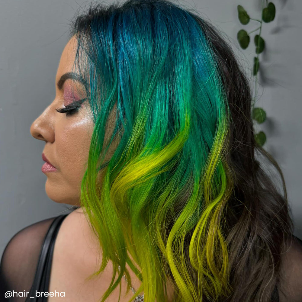 ARCTIC FOX Iris Green cuidado durante la coloración, cabello suave.