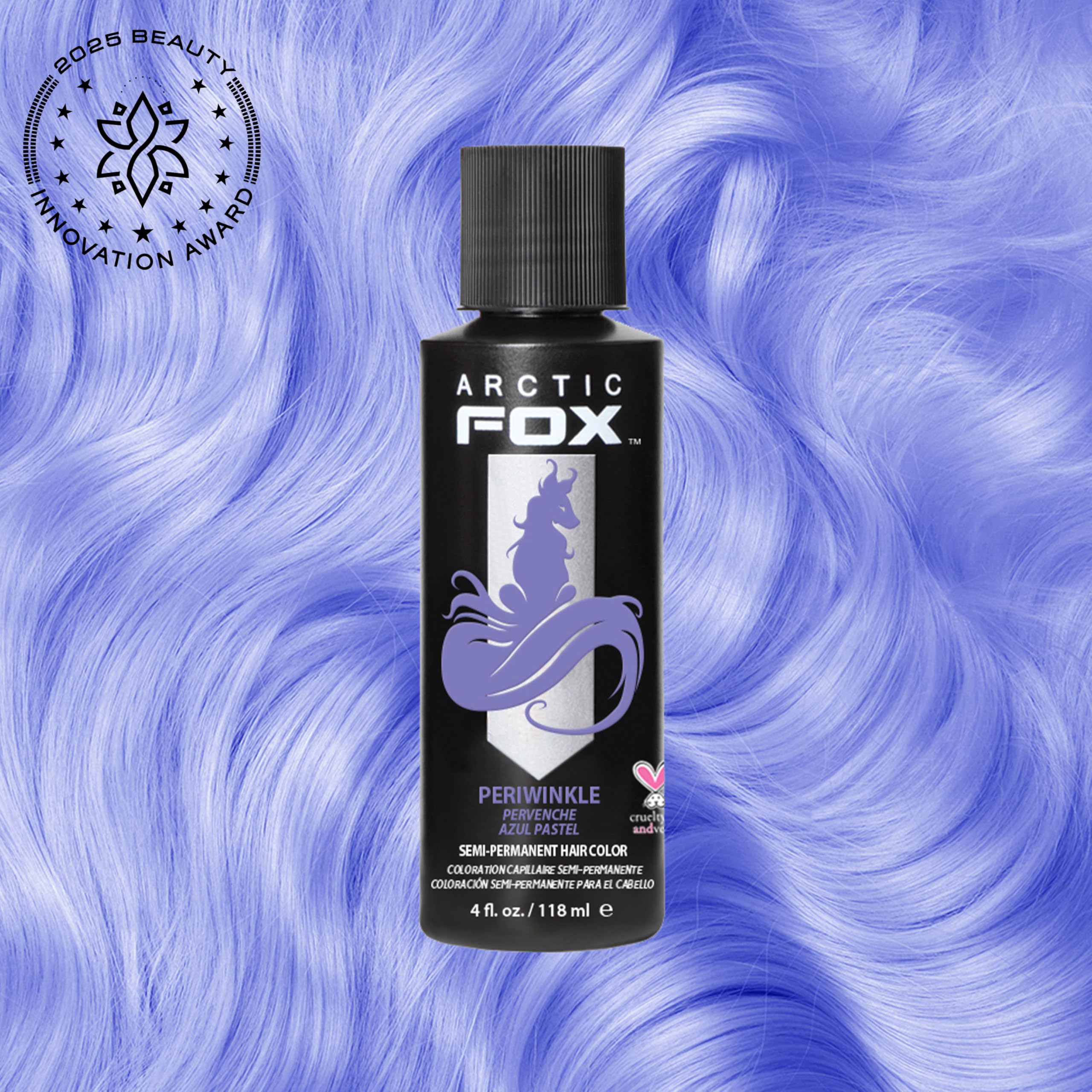 ARCTIC FOX mezcla para azul claro con Sterling, creando look personalizado