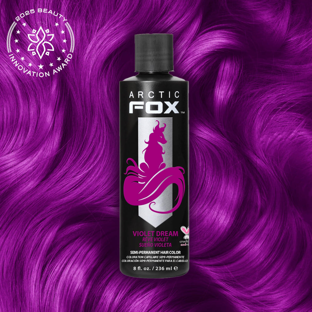 ARCTIC FOX Violet Dream: aplicación suave a mano para color intenso.