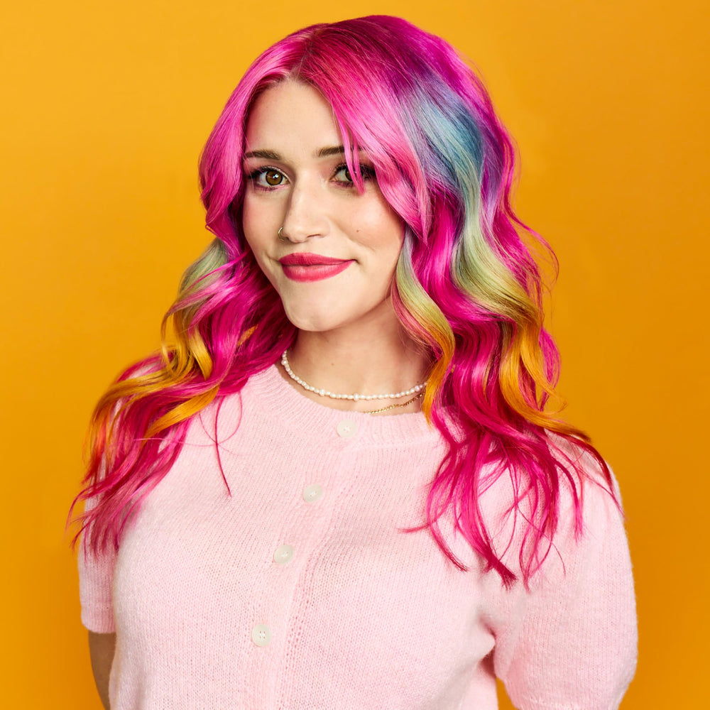 ARCTIC FOX Virgin Pink: aplicación de tinte en el cabello para un color intenso.