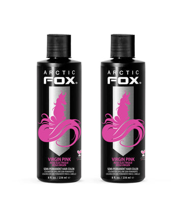 ARCTIC FOX Virgin Pink: bote de tinte para lograr rosa vibrante en cabello claro.