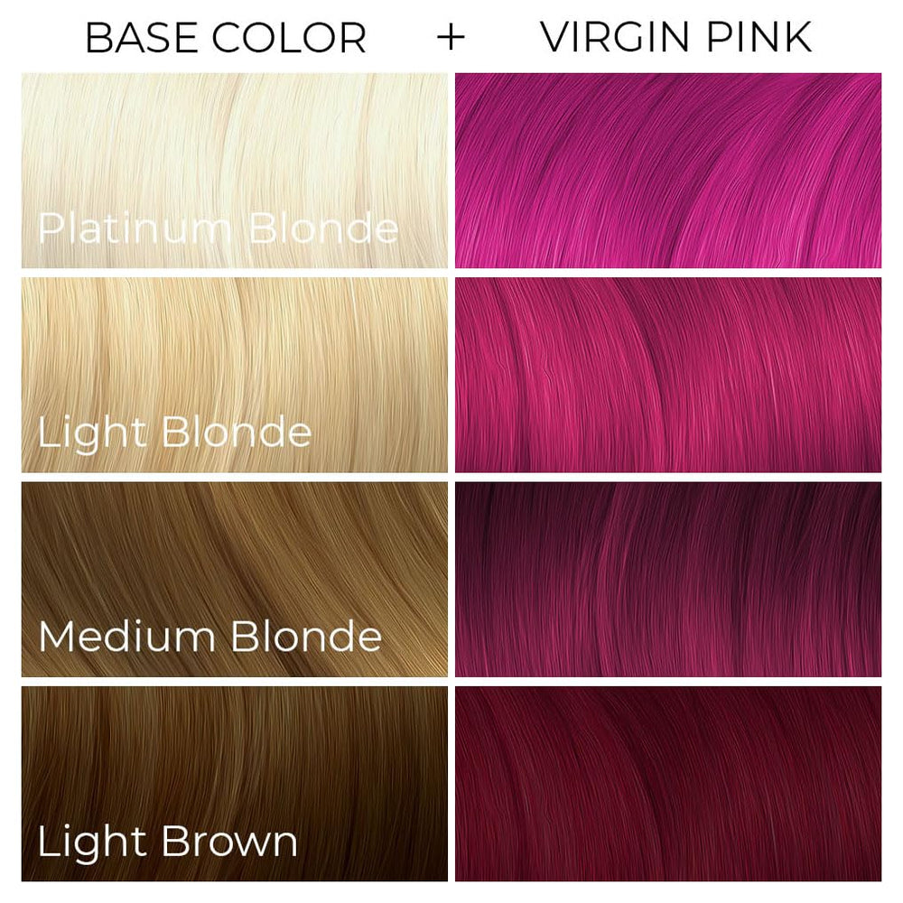 ARCTIC FOX Virgin Pink: color duradero y resultados vibrantes en el cabello.