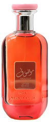 Ard Al Zaafaran Mousuf Wardi, frasco de perfume para mujer con aroma duradero.