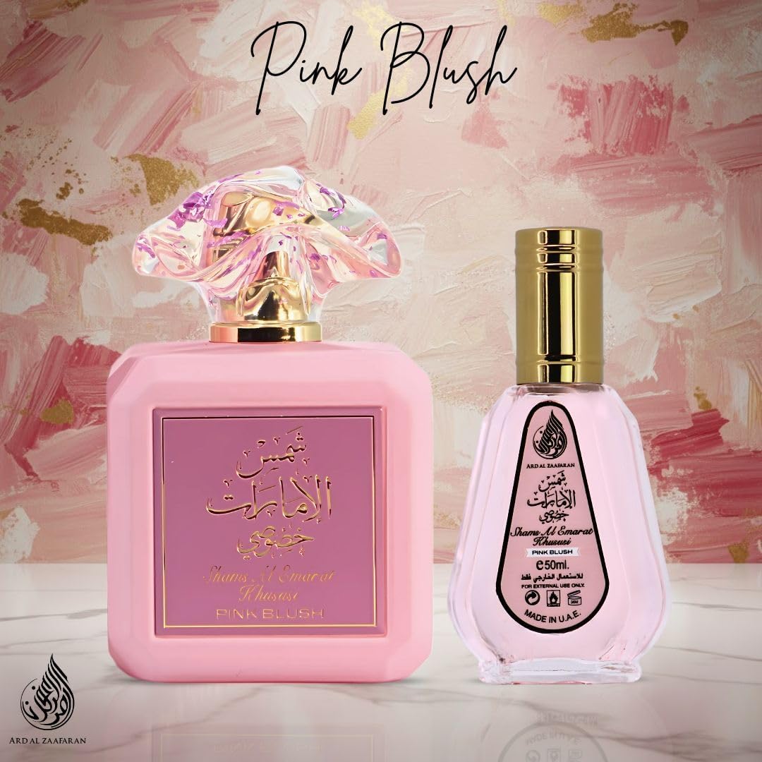 Ambiente diario con Ard al Zaafaran Pink Blush Shams Al Emarat para destacarte