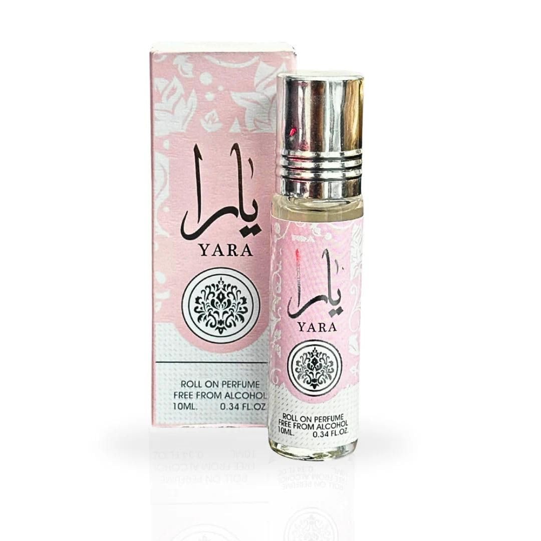 Ard Al Zaafaran Yara, perfume rodillo 10 ml, formato práctico para uso diario.
