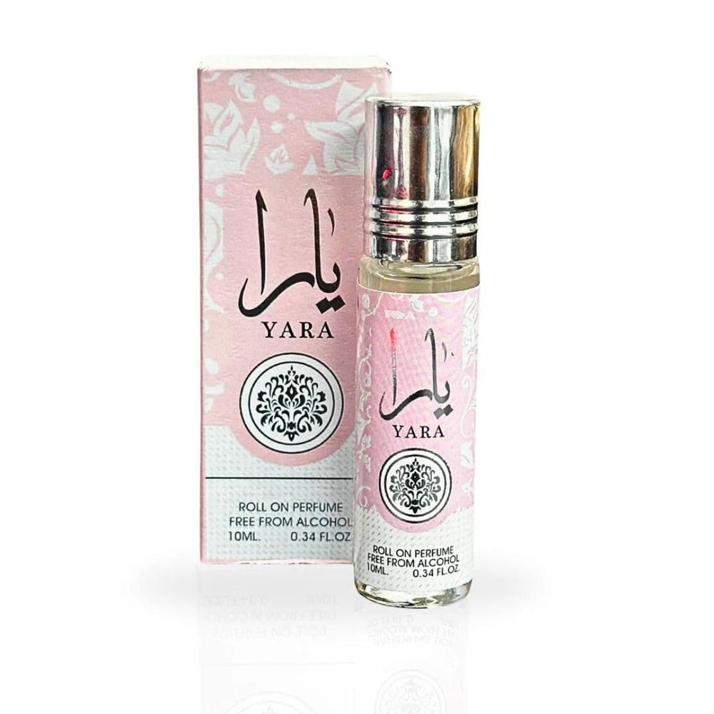 Ard Al Zaafaran Yara, perfume rodillo 10 ml, formato práctico para uso diario.