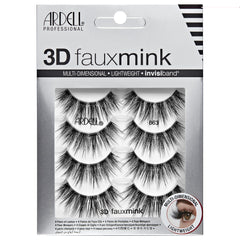 Ardell 3D Faux Mink 863 lashes delivering a natural flutter for daily wear.