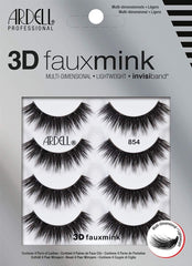 Pestañas Ardell 3D 854 con banda invisible para acabado ligero y cómodo