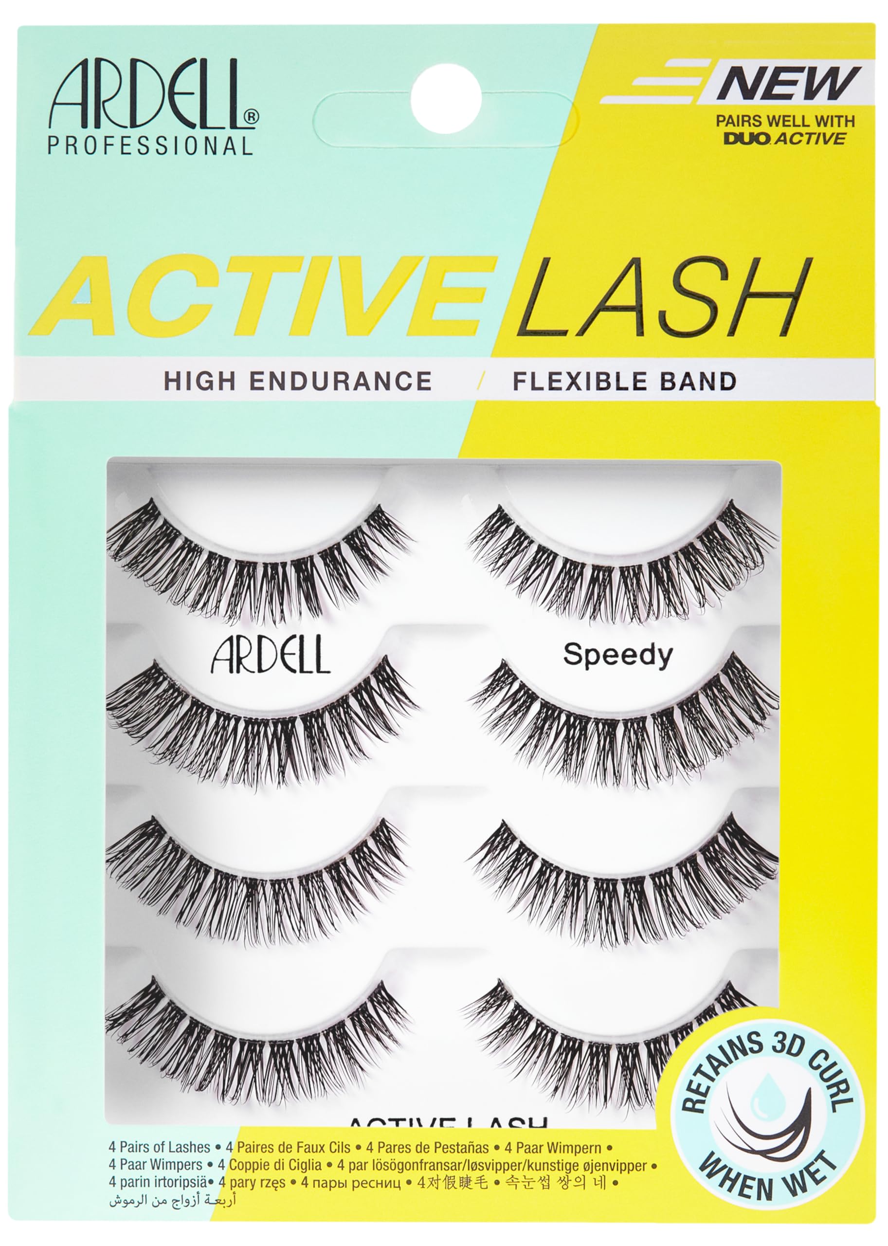 Ardell Active Lash Speedy, banda flexible para un acabado cómodo todo el día.