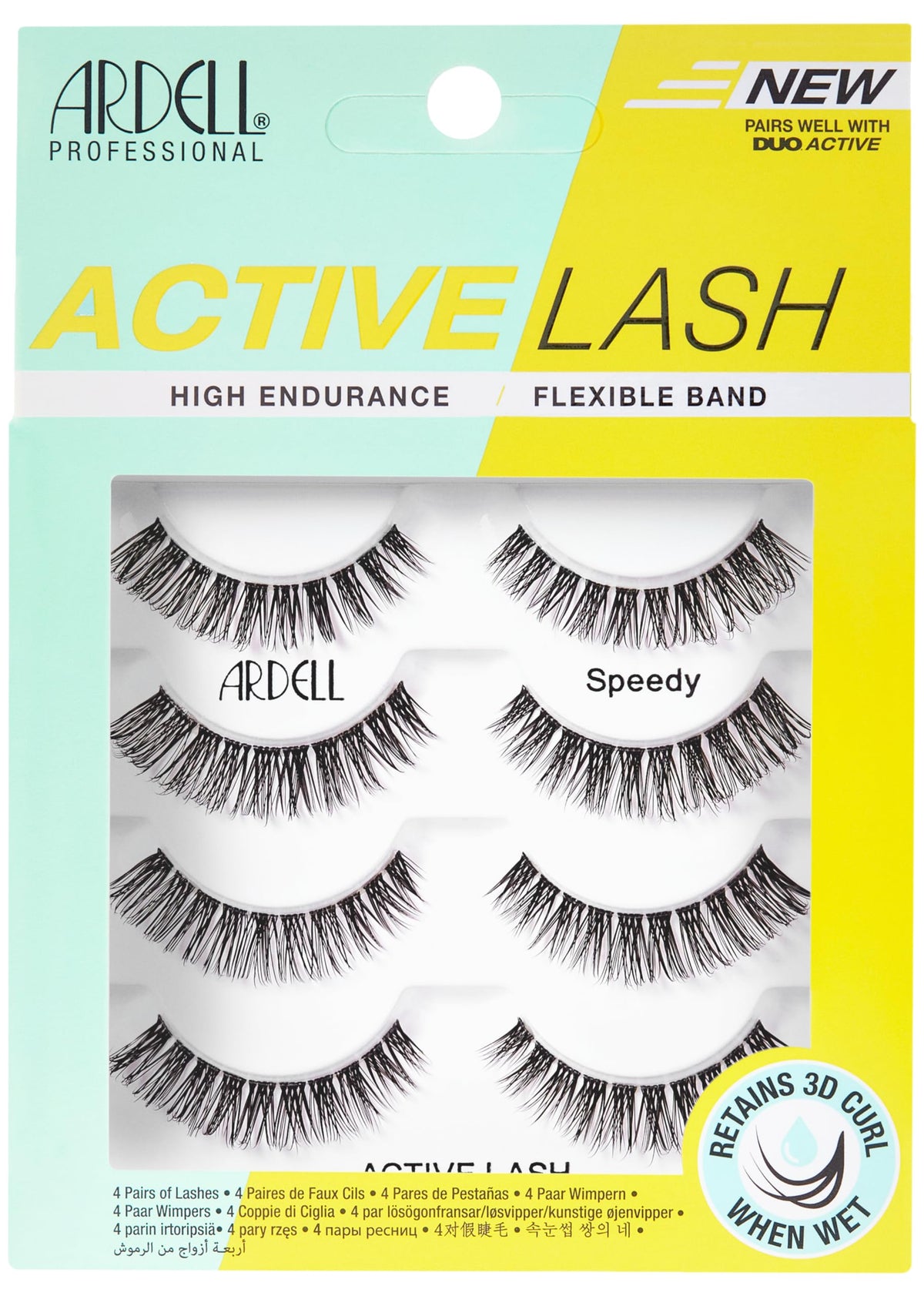 Ardell Active Lash Speedy, banda flexible para un acabado cómodo todo el día.