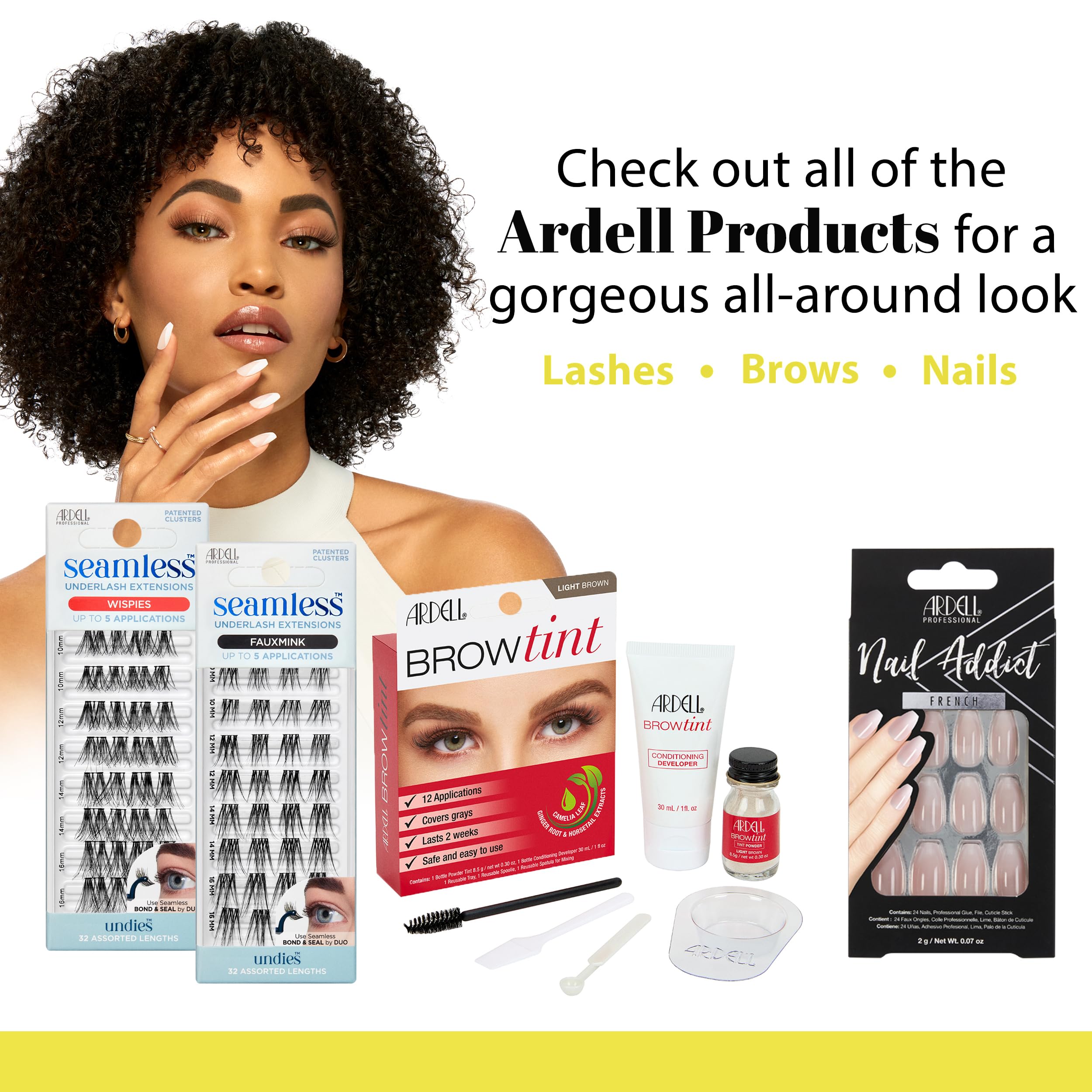 Ardell Active Lash Speedy, paquete de 4 pares para reemplazo rápido.
