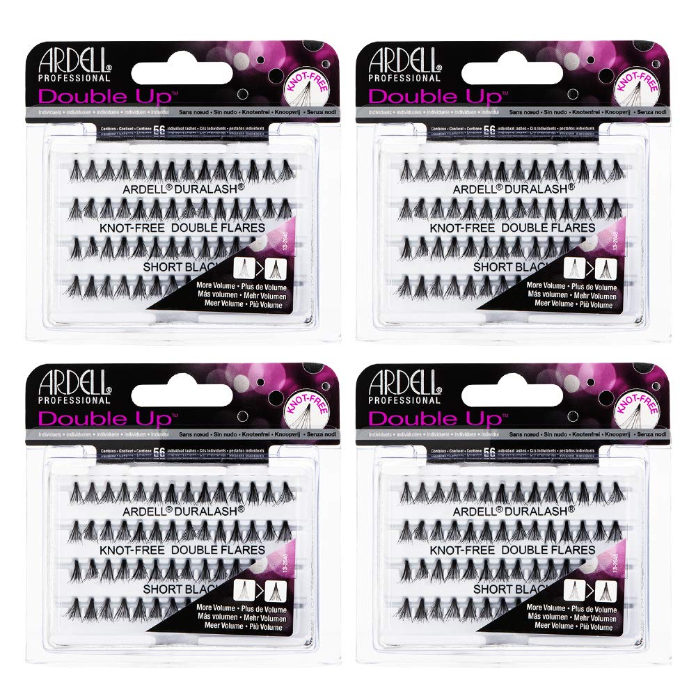 Ardell Pestañas individuales toque suave corto negro para aspecto natural.