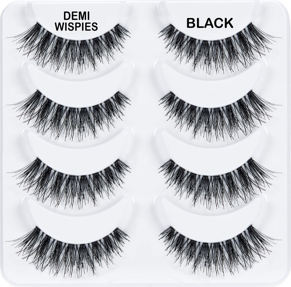 Ardell Demi Wispies Negro, aplicación fácil para un estilo inmediato.