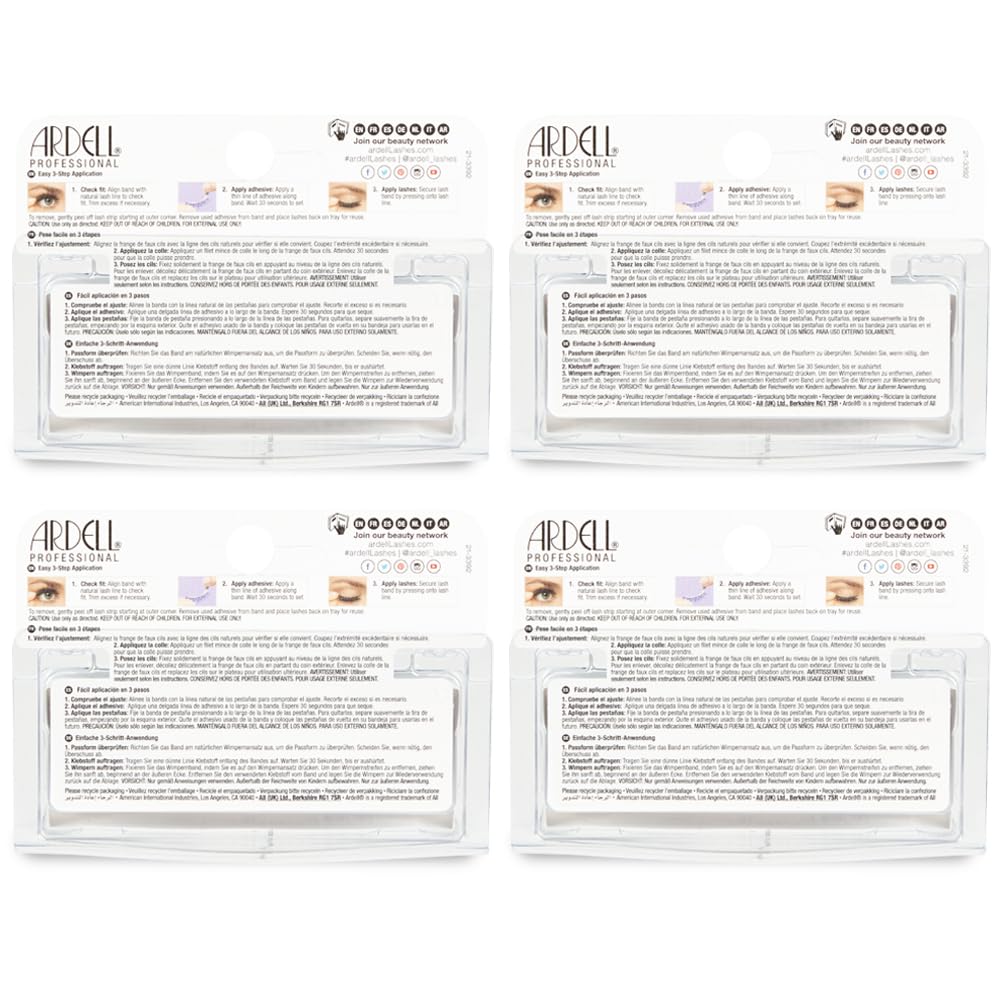 Ardell Demi Wispies Brown, pack 4 reutilizables para varios looks