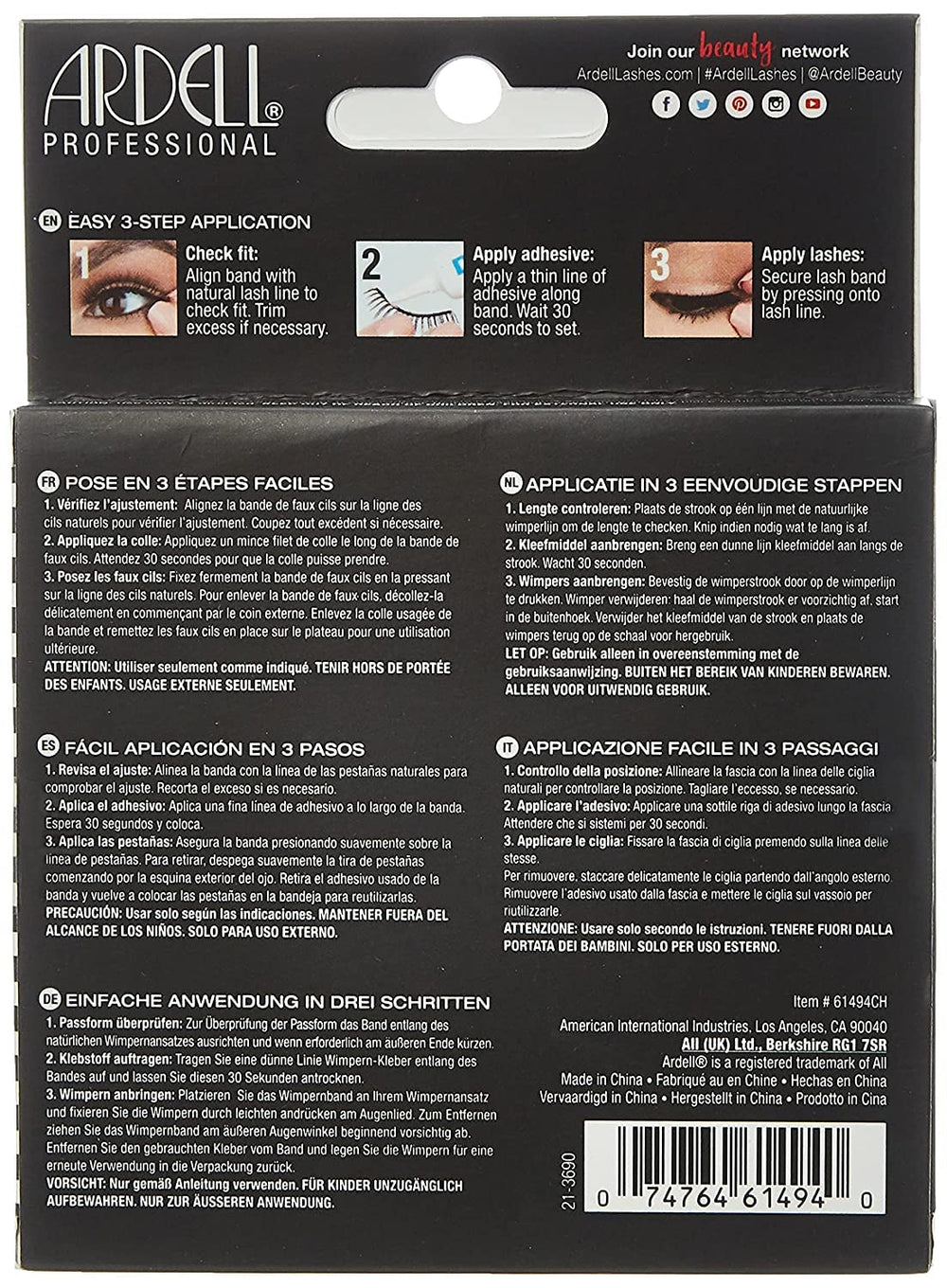 Ardell Demi Wispies: caja de 2 pares para ahorro y versatilidad