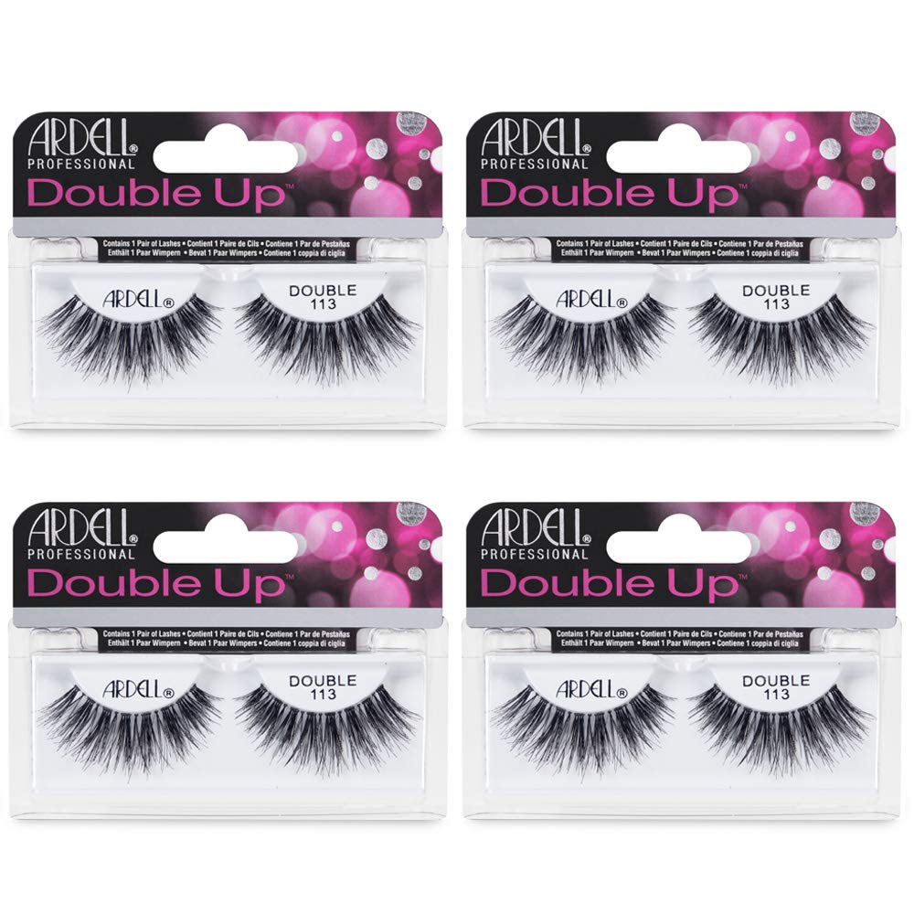 Ardell Double Up 113, pestañas dramáticas con doble capa para look nocturno