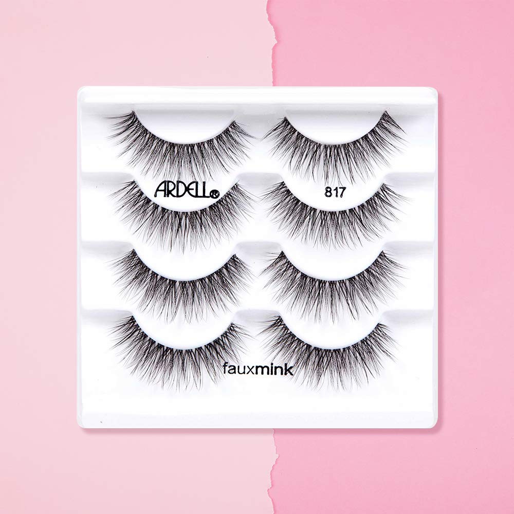 Ardell Faux Mink 817 paquete de 4 pestañas reutilizables