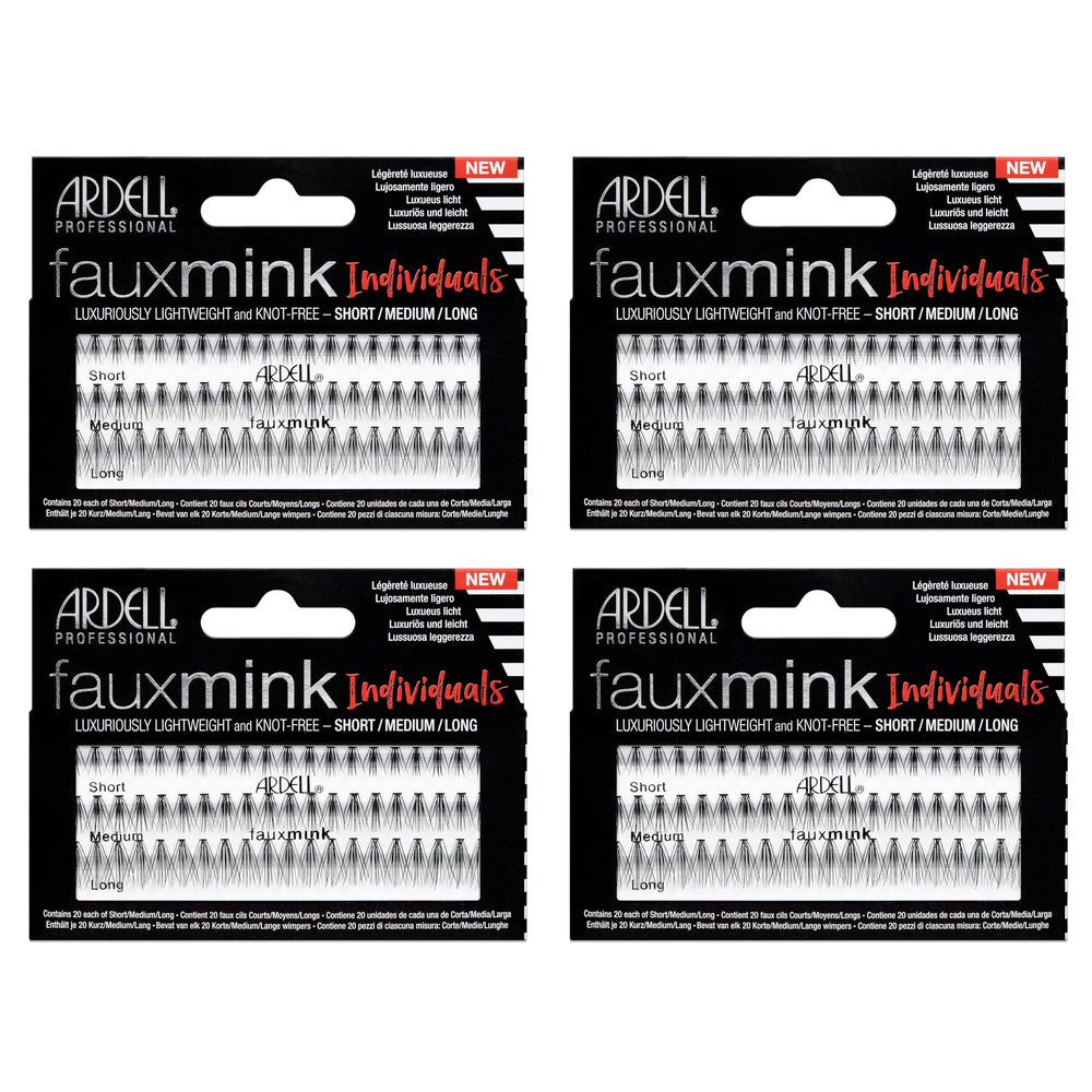 Ardell Faux Mink DIY Clusters, corto, para volumen natural y uso diario.