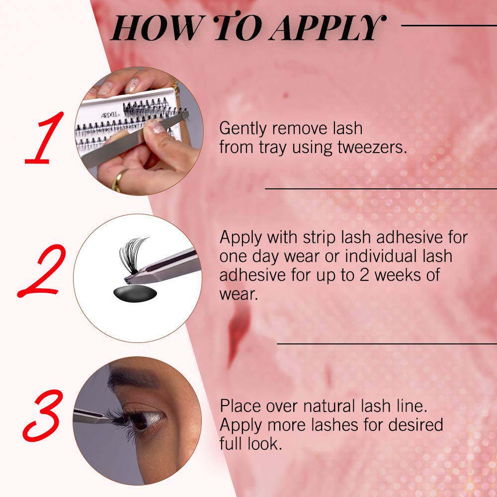 Ardell Faux Mink Individuales uso diario look natural, ideal para completar maquillaje sin esfuerzo.