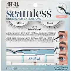 Ardell kit de extensiones para debajo de pestañas, estilo desnudo, aspecto natural