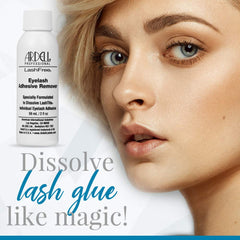 Ardell LashFree remover aplicación delicada: capa fina evita irritación durante la eliminación.