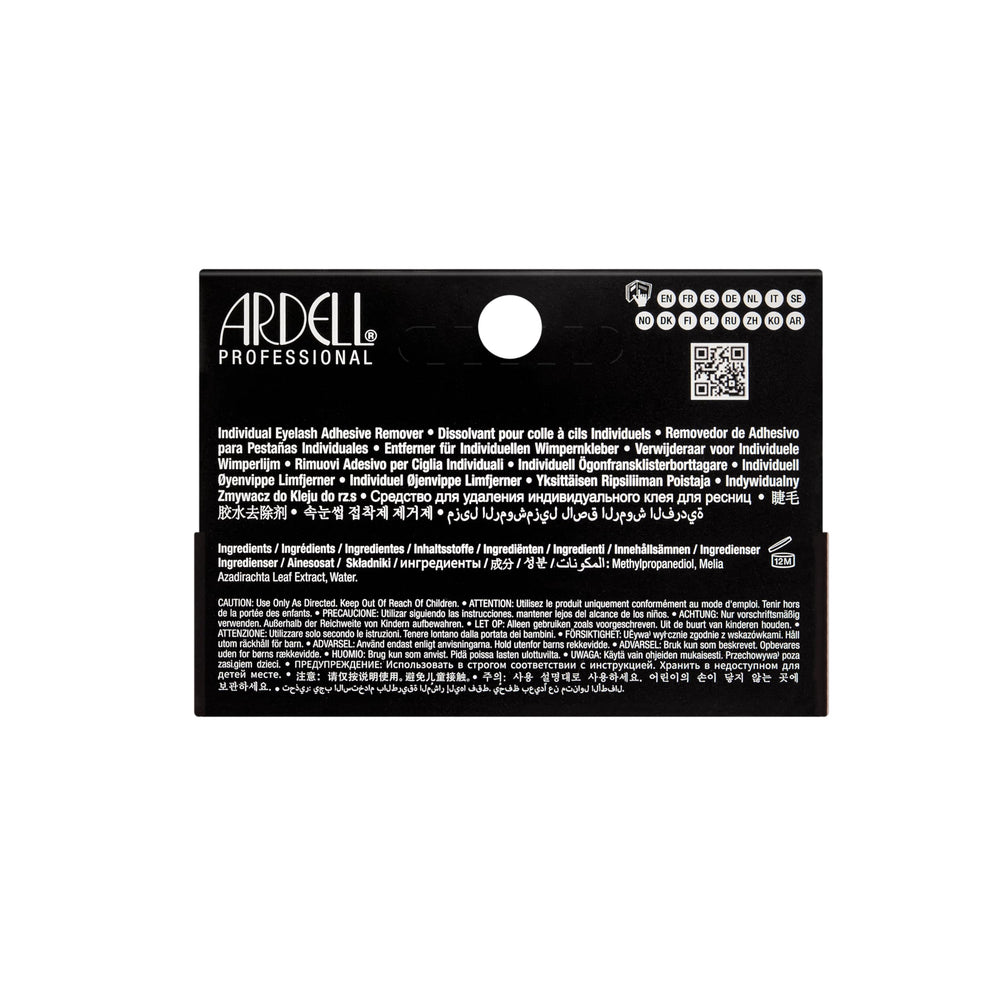 Ardell LashFree Remover facilita la aplicación y retirada suave de pestañas sin tirones.