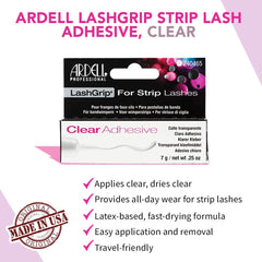 Ardell LashGrip, adhesivo de secado claro para un acabado natural en pestañas.