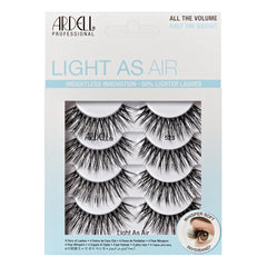 Ardell Light As Air 523 pack de 4 pares para acabados ligeros y versátiles.