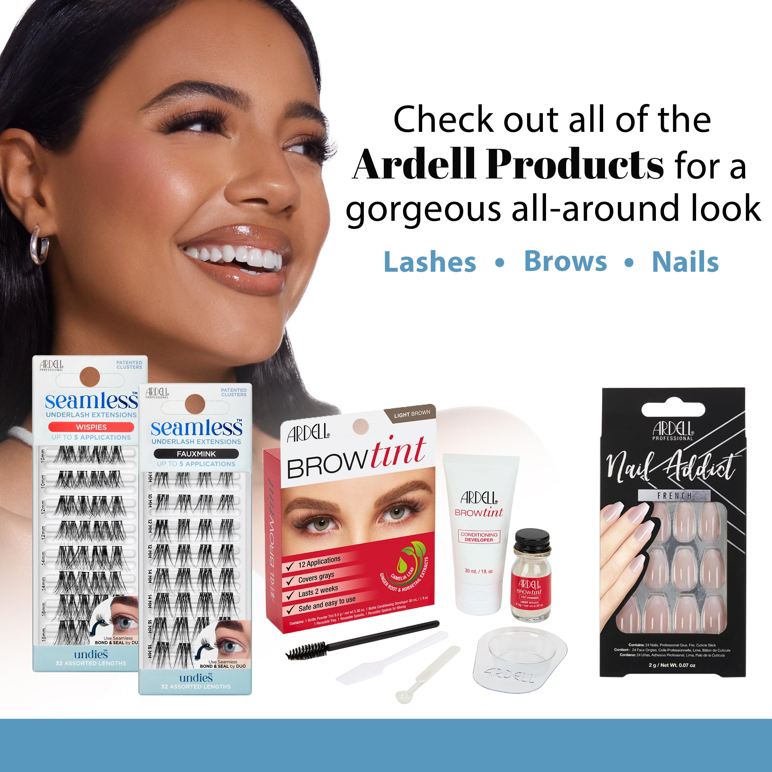 Marca Ardell confiable para pestañas y maquillaje