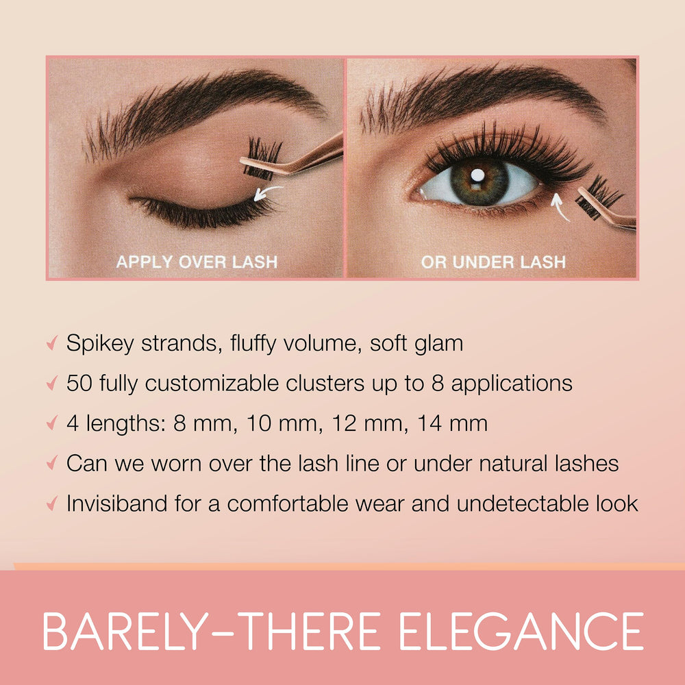 Ardell Naked Clusters 421 adjustable lengths from 8 to 14 mm