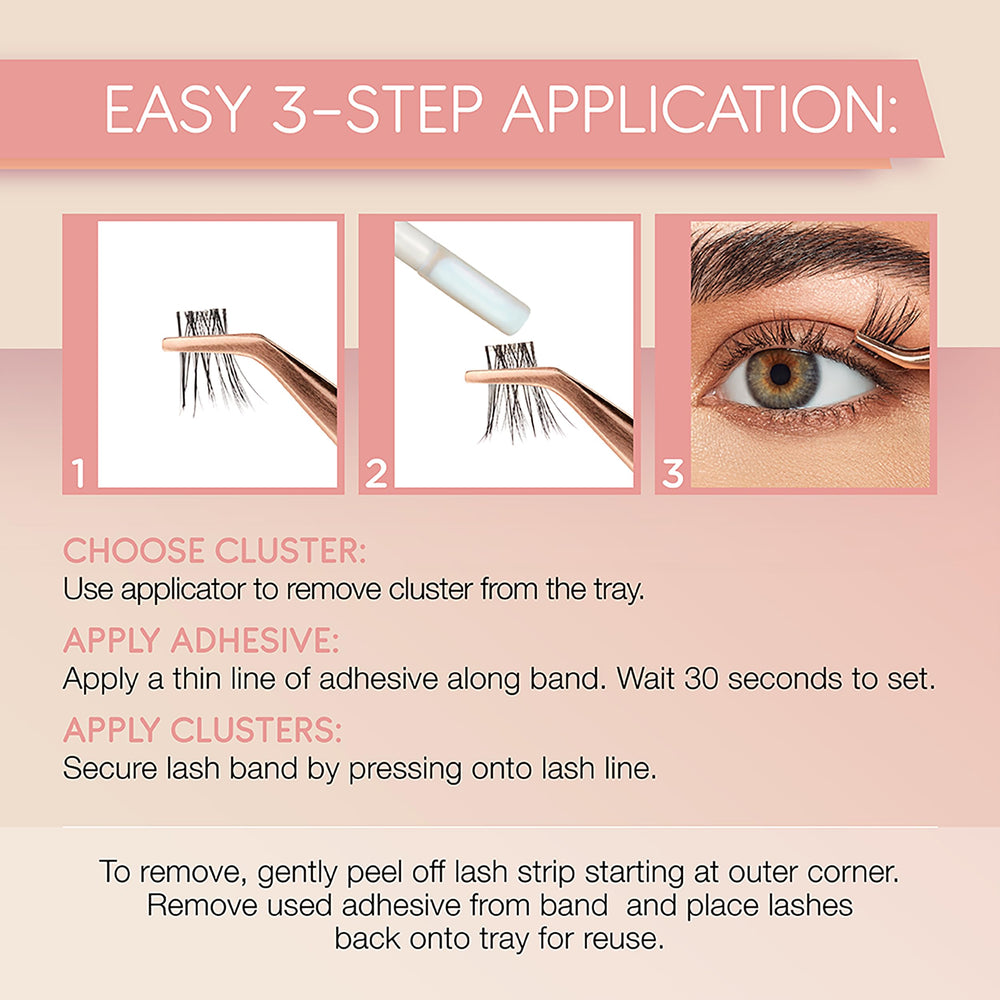 Ardell Naked Clusters 421 DIY lash extensions for easy home application