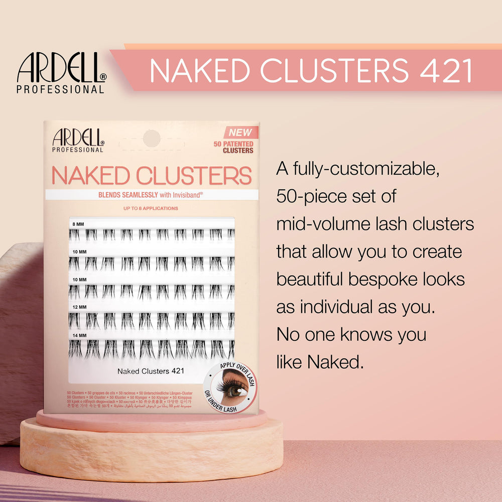 Ardell Naked Clusters 421 soft lightweight lashes for comfortable daily wear