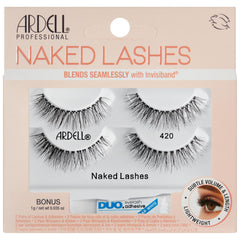 Ardell Naked Lashes 420: apariencia natural para uso diario, sensación ligera.