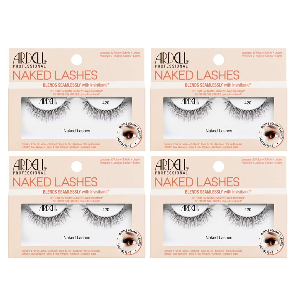 Ardell Naked Lashes 420 con banda invisible para apariencia natural y cómoda