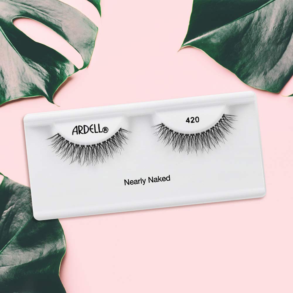 Cuatro pares reutilizables de Ardell Naked Lashes 420 para varias ocasiones