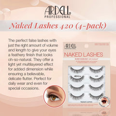 Ardell Naked Lashes 420: Invisiband para mayor comodidad al usar.