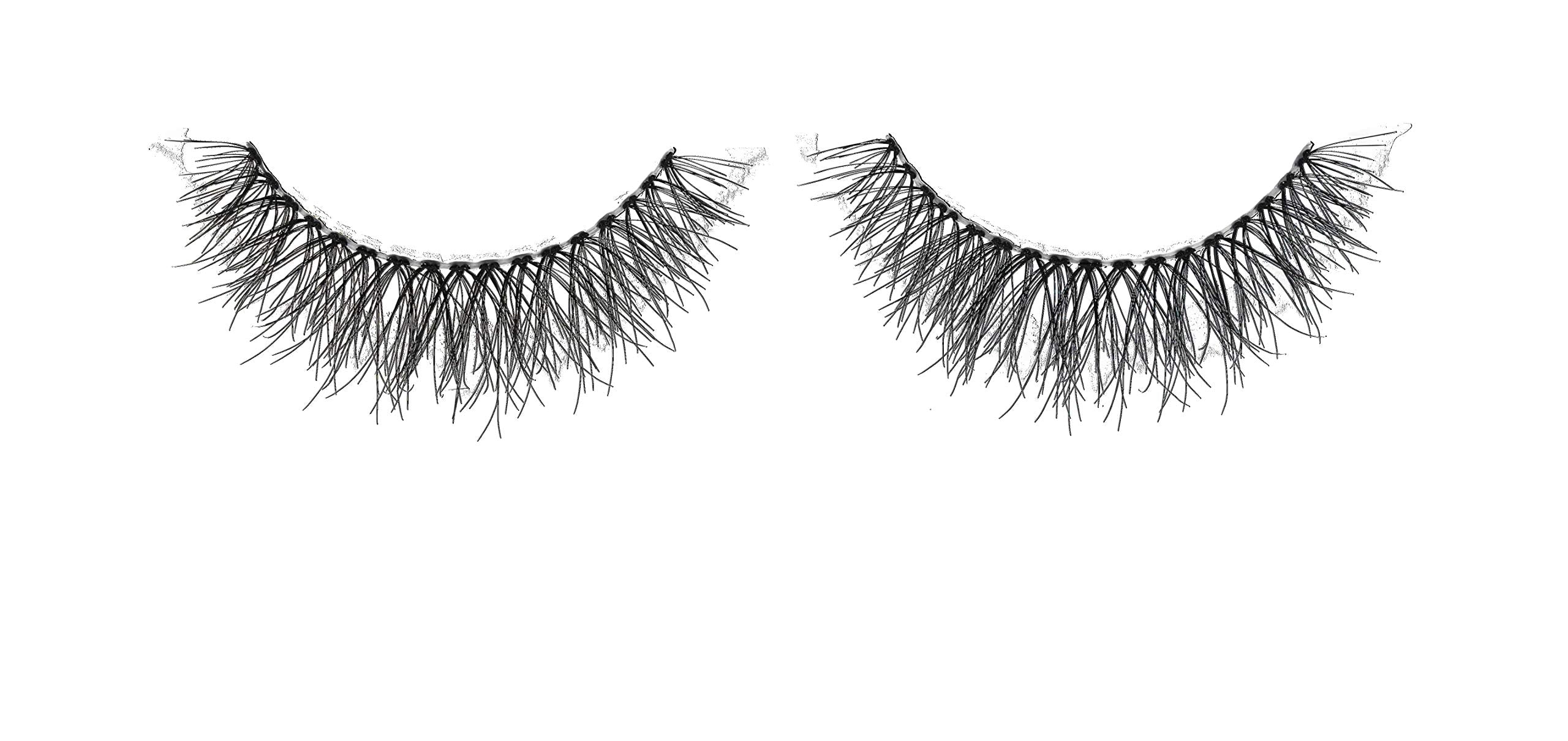 Arddell Naked Lashes 421: extremos con fibras cortas para contornos suaves.