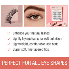 Ardell Naked Natural 427 con capas Wispies suaves para acabado delicado